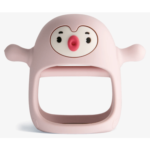 Penguin Buddy Teething Mitten | BPA-Free Food-Grade Silicone Teether for Pain Relief & Oral Development