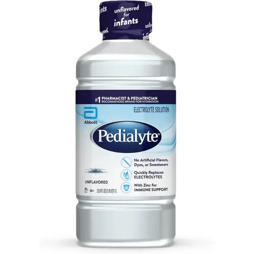 Pedialyte Electrolyte Solution, 33.8 Fl Oz Bottle, Unflavored