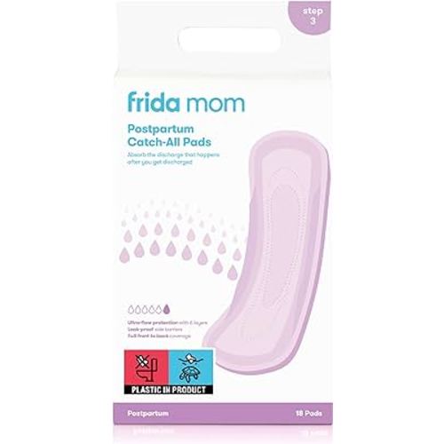 Postpartum Maternity Catch-All Pads for Maximum Absorbency - 18 ct