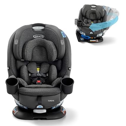 Turn2Me 3-in-1 Convertible Car Seat, Manchester, Featuring Headrest and Harness Adjust, Easy Installation and Steel Reinforced Frame