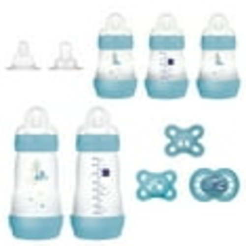 MAM Baby Essentials Bottle & Pacifier Gift Set, 10 Piece