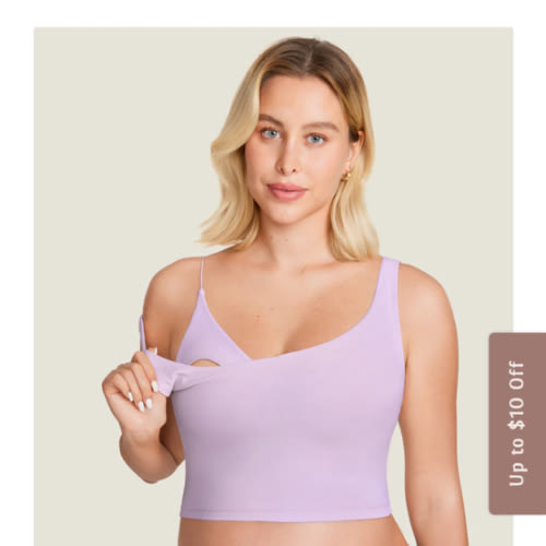Natrelax® Nursing Crop Tank Top