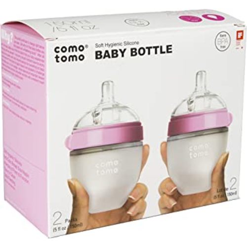 Comotomo Natural Feel Baby Bottle, 4 Pack