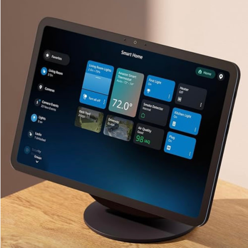 Amazon Echo Show 11 (newest model), Vibrant Full-HD 11" display with more viewing area and spatial audio, with Alexa+ Early Access, Glacier White