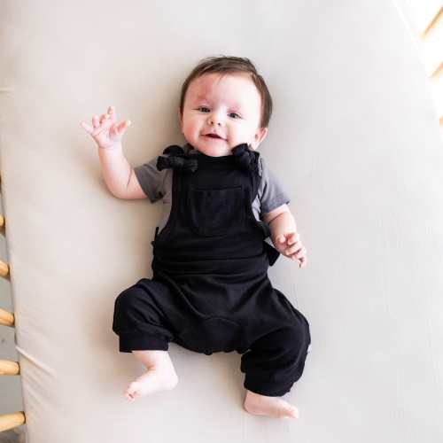 Bamboo Jersey Overall in Midnight 0-3