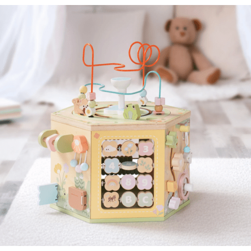 ROBUD Wooden 13 in 1 Activity Cube