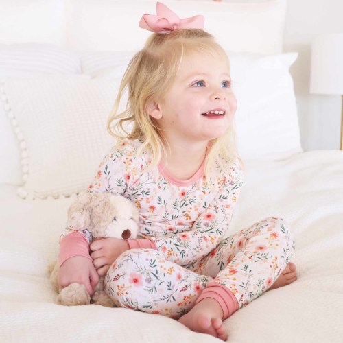 Winnie's Wildflowers Two Piece Pajama Set