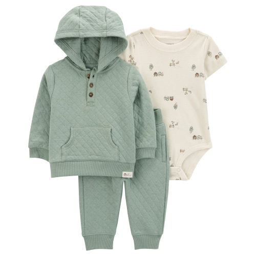 Baby 3-Piece Quilted Little Cardigan Set - Carter's | Carter's