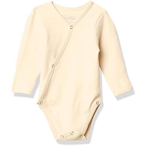 L'ovedbaby unisex-baby Organic Cotton Baby Kimono Bodysuit