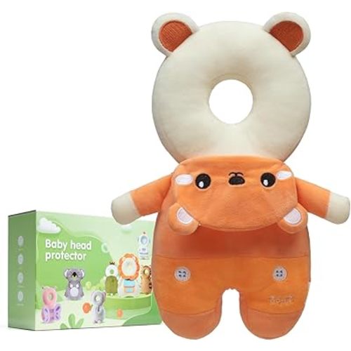 Baby Fall Back Head Protector - Baby Head Protector Backpack for Crawling Walking Gifts, Adjustable Toddlers Head Safety Pad Cushion