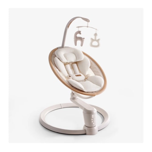 HARPPA Weddell Signature | Eye-Level Electric Baby Swing for Newborns, Gentle Soothing & Parent Bonding