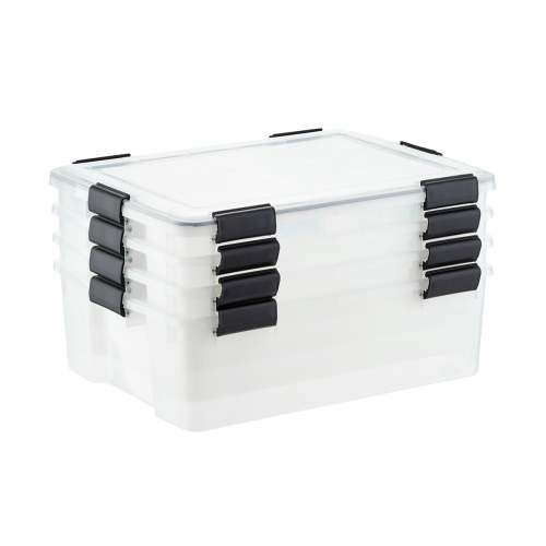 Clear Weathertight Totes Cases | The Container Store