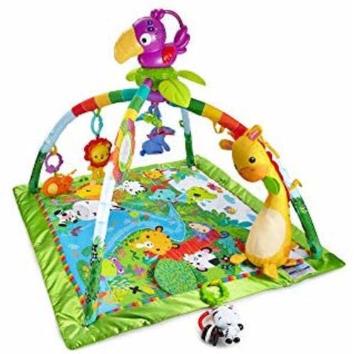 Fisher-Price Rainforest Music & Lights Deluxe Gym [Amazon Exclusive] - Frustration Free Packaging