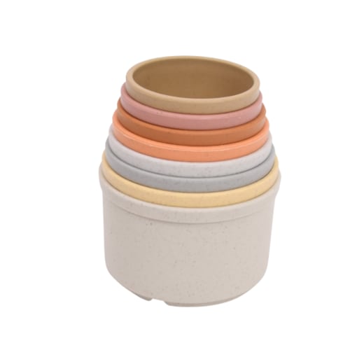 Eco-Friendly Bath Toys - Stackable Cups