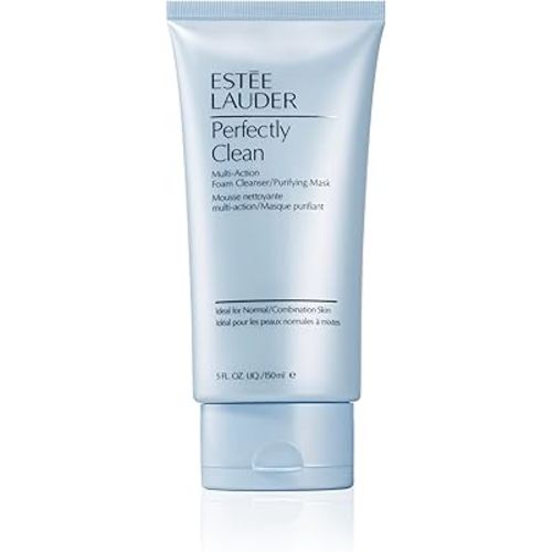 Estée Lauder Perfectly Clean Multi-Action Foaming Face Cleanser/Purifying Face Mask, 5.0 fl oz