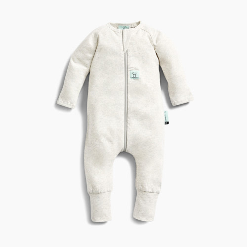 ergoPouch Long Sleeve Romper 0.2 TOG - Grey Marle, 3-6 Months