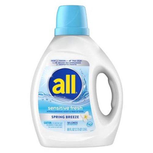 All Free & Clear Sensitive Fresh Spring Breeze Laundry Detergent 58 Loads - 73 fl oz