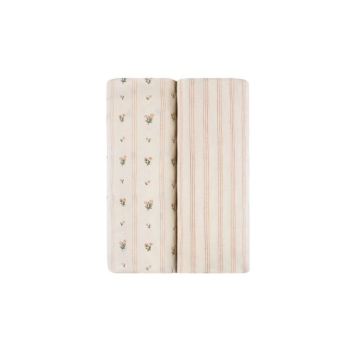 Baby Fitted Crib Sheet Set 2 Pack