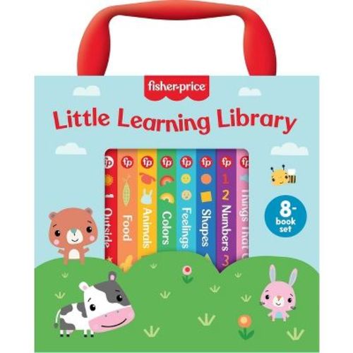 Fisher-Price: Little Learning Library (8-Book Set) - by Mattel (Board Book)