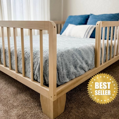 Natural Montessori Toddler Floor Bed – Simply Sori