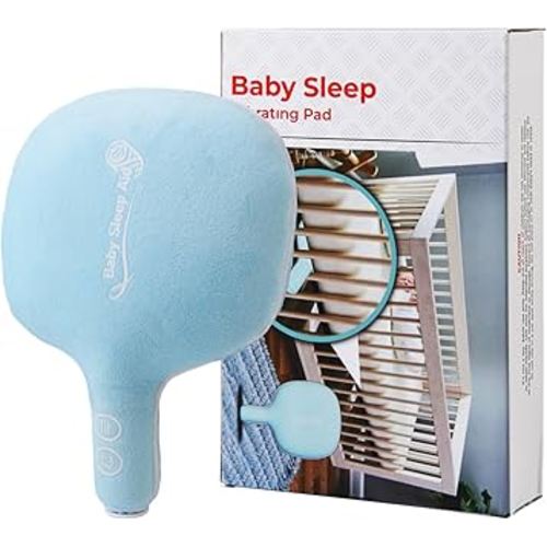 Baby Sleep Soother, Vibrating Mattress Pad Sleep Soother, 3 Vibration Intensities and 3 Vibration Modes,Type-C Fast Charging 1 Hour Cut-Off Timer, for Newborns, Travel, Registry Gift, Bassinets