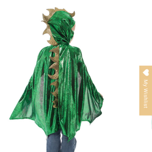Green Dragon Cloak | Little Adventures