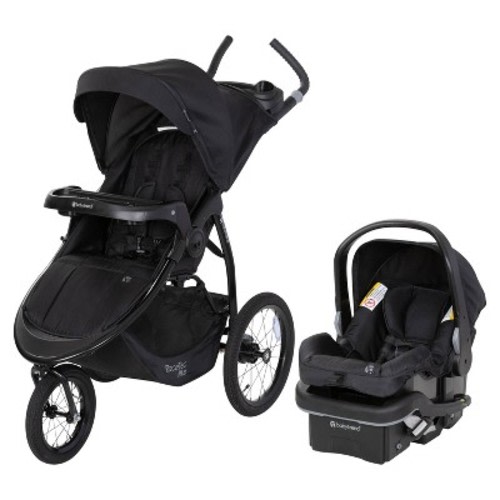 Baby Trend Expedition Race Tec PLUS Jogger Travel System with EZ-Lift PLUS, Color: Ultra Black