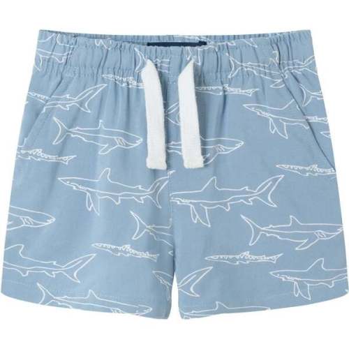 Infant Shark Print Buttondown Set, Blue - Andy & Evan | Maisonette