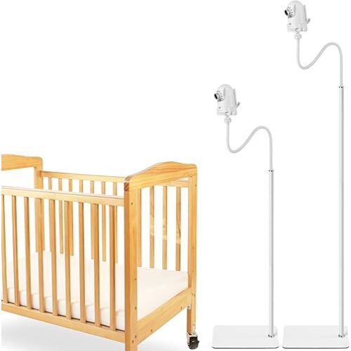 iTODOS Baby Monitor Floor Stand Holder Compatible with Infant Optics DXR-8 Pro,Nanit Pro,Motorola,VAVA,Owlet,Keep Baby Away from Touching,More Safety