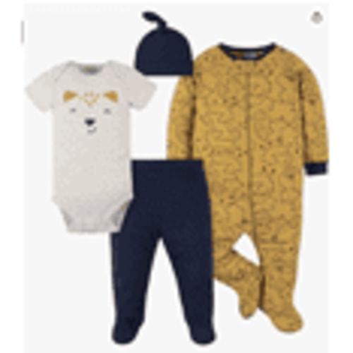 Gerber 4-Piece Baby Boys Fox Outfit Set