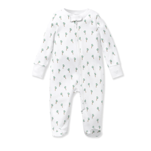 Baby's Pima Romper in Palmier | Over The Moon