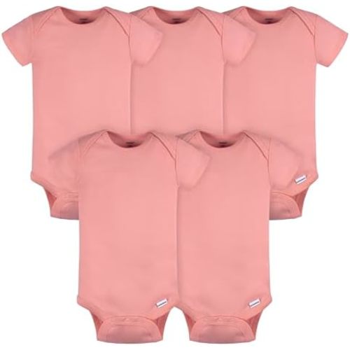Gerber Baby 5 Pack Onesies Multi-Packs Bundle Interlock 180 Gsm