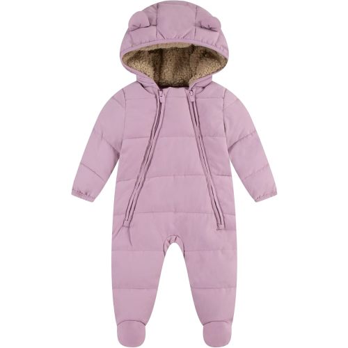 HUGGIES Sherpa Lined Footed Snow Suit