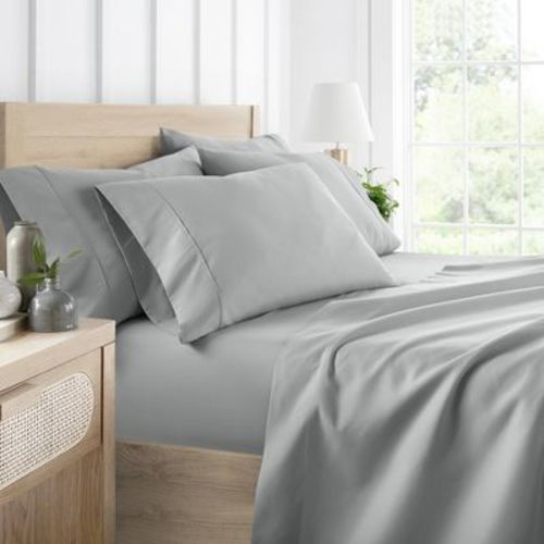 Solid 4 Piece Sheet Set - Ultra Soft - Becky Cameron (extra Pillow Cases!), Ivory, Twin