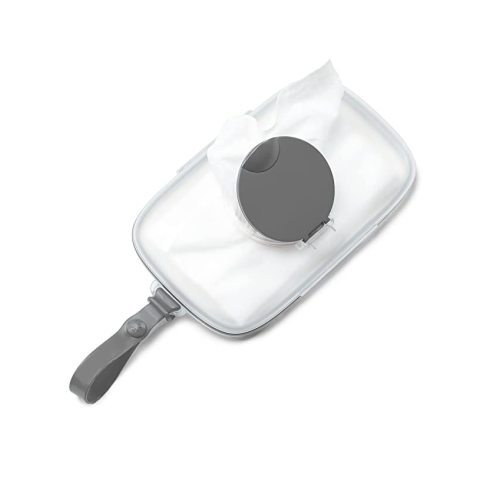 Skip Hop On-The-Go Wipes Dispenser, Grab & Go, Grey - Grey Wipes Case