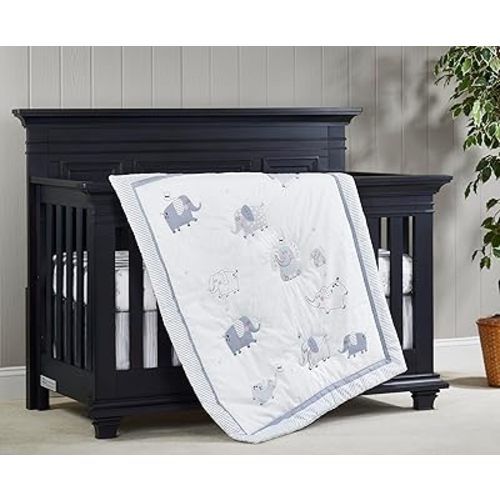 Oxford Baby Ele-A-Fun 3 Pc Baby Crib Nursery Bedding