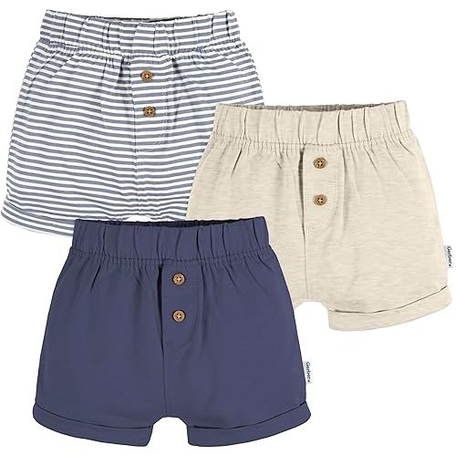 Gerber Baby 3-Pack Knit Shorts