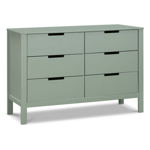 Colby 6-Drawer Dresser - Light Sage