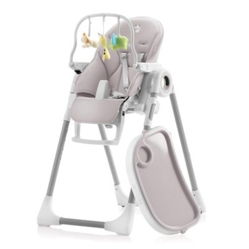 Sweety Fox High Chair, Height Adjustable, Foldable Highchair for Babies & Toddlers - Grey