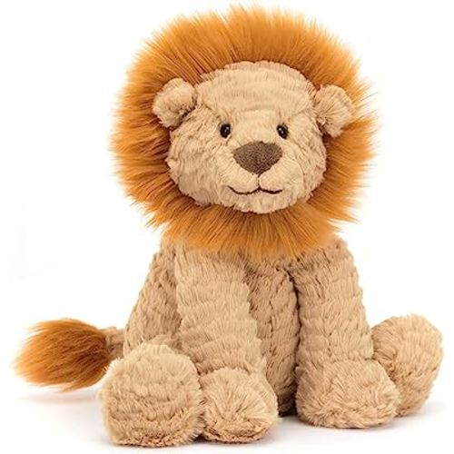 Jellycat Fuddlewuddle Lion Stuffed Animal, Medium 9 inches | Big Cat Plush Toy | Classic Children's Gift