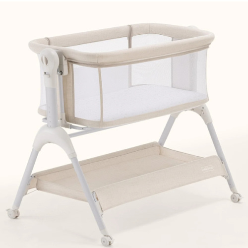 HARPPA Cuddly Sway | 3-in-1 Rocking Baby Bassinet & Bedside Sleeper with Anti-Reflux Mattress for Newborns | Attaches to Bed, Adjustable Height, Tool-Free Setup, Portable Wheels, CPSC Certified, Gentle Rocking Motion | Ideal for Infants, Safe Co-Sleeping