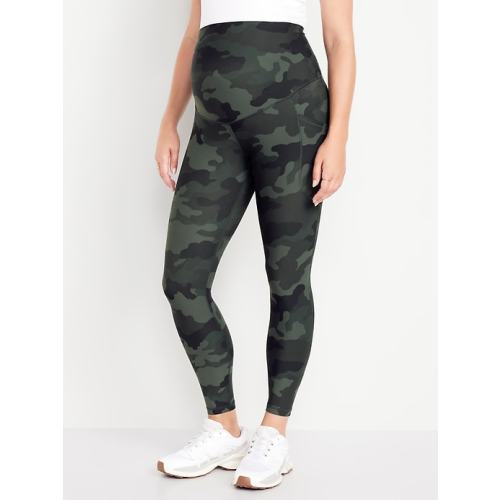 Maternity Full-Panel PowerSoft 7/8 Leggings | Old Navy