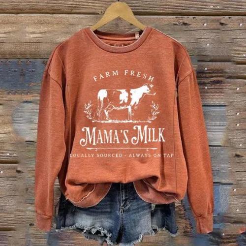Farm Fresh Mama's Milk Breastfeeding Sweatshirt