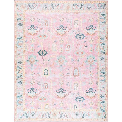 My Texas House Eloise Traditional Floral Indoor Washable 8' x 10' Area Rug