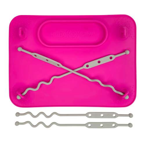 Busy Baby Mat with Toy Straps PINK
