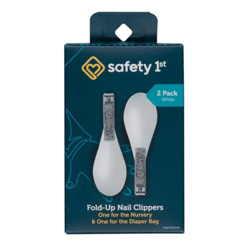 Safety 1st Fold-Up Nail Clippers - 2pk