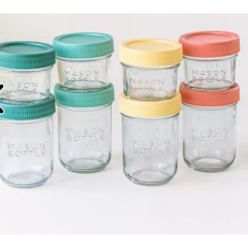 Breastmilk Storage Jar Set – Mason Bottle