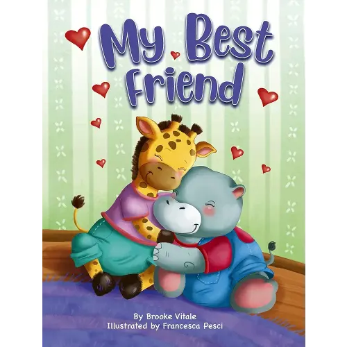 My Best Friend - Children's Padded Board Book - Friendship