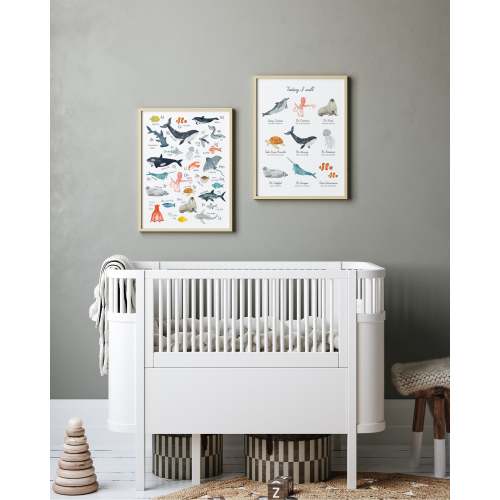 Ocean Animals Nursery Prints Bundle Set