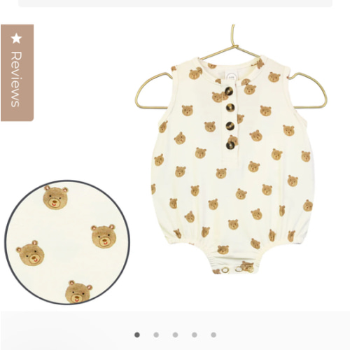 Teddy Bubble Romper